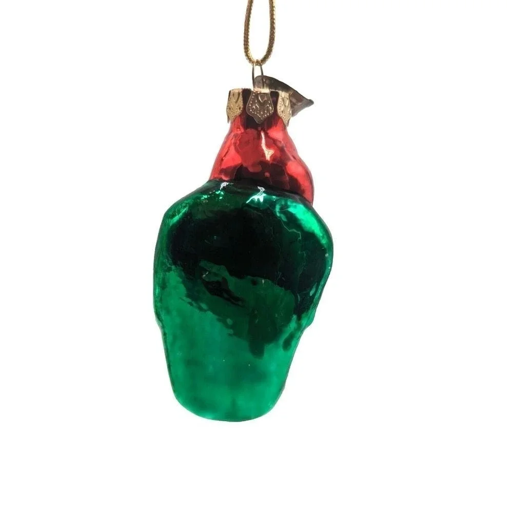 Thomas Pacconi Blown Glass Christmas Ornament Santa Clause